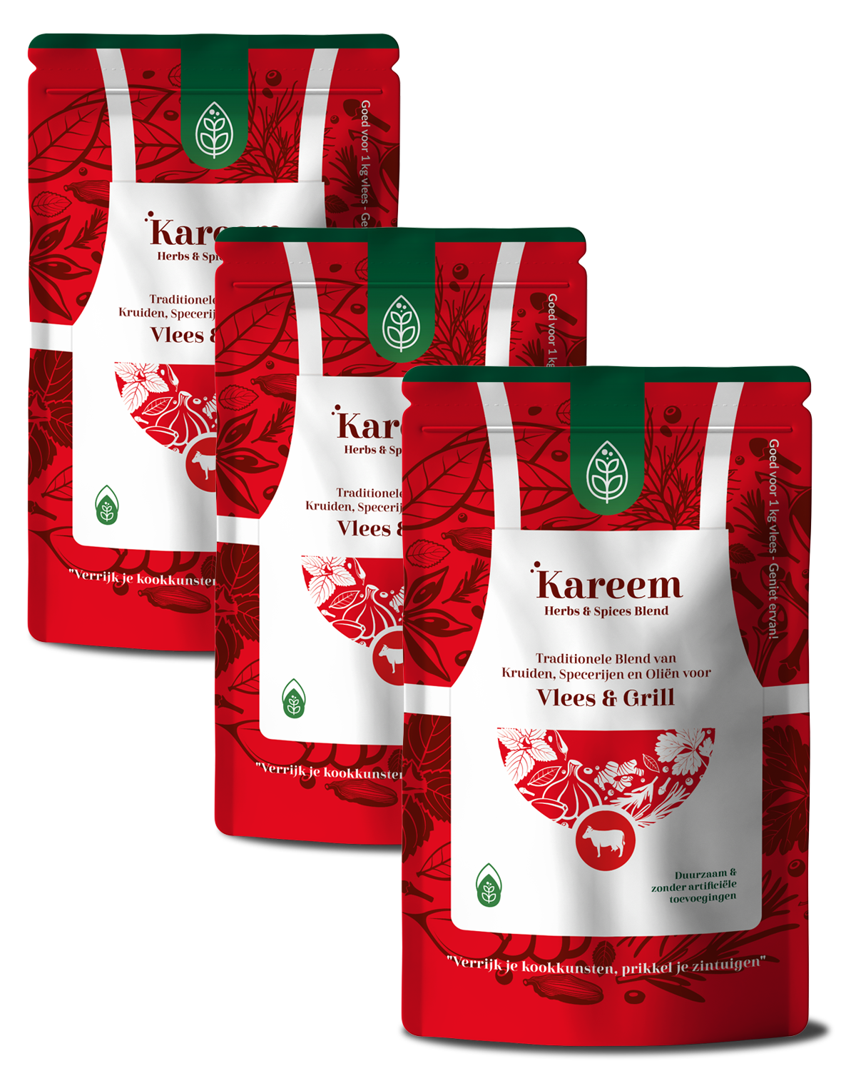 Kareem Herbs & Spices Blend - Vlees & Grill Trio